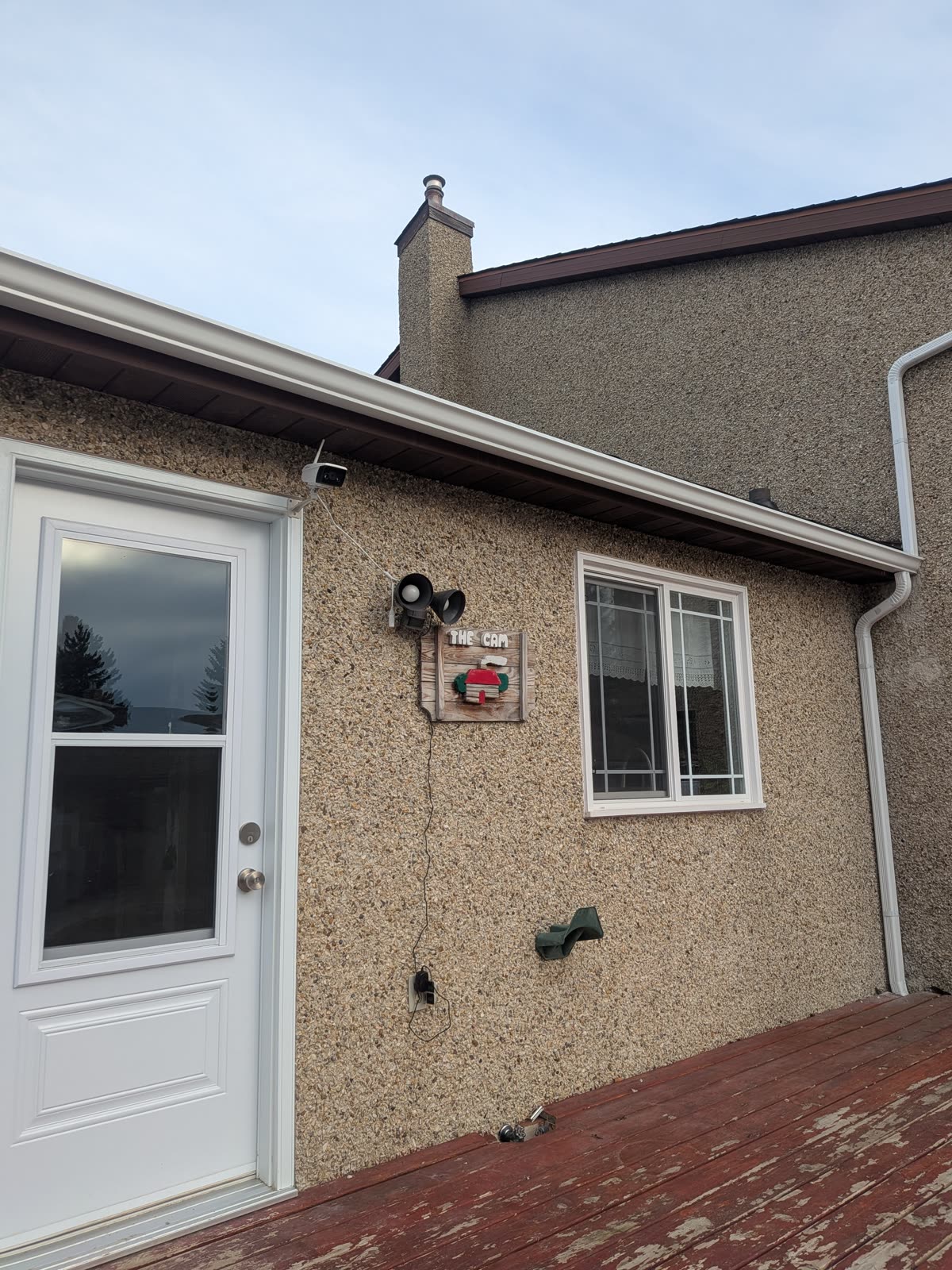 Clean gutter installation on residential home exterior